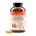 NatureWise Κουρκουμίνη Turmeric 2250mg - 95% Κουρκουμινοειδή & BioPerine Black Pepper Extract για Σύνθετη Απορρόφηση - Καθημερινή Κοινή και Ανοσολογική Υποστήριξη Υγείας - Vegan, Μη ΓΤΟ, 360 Count[120-Day Supply]