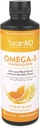 BRAINMD Dr Amen Omega-3 Power Squeeze, Citrus Blast - 16.8 oz - Υποστηρίζει Καρδιαγγειακό, Εγκεφαλικό & ανοσοποιητικό σύστημα Υγεία - Χωρίς γλουτένη - 30 Υπηρεσίες