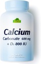 Calcium 600mg + D3 Dietary Supplement by ALFA Vitamins - Promotes Healthy Bones - Healthy Teeth - Healthy Heart - Healthy Nervous System -100 Tablets