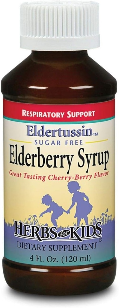 Βότανα για παιδιά Eldertussin Syrup Elderberry, Cherry Berry (Btl-Plastic)