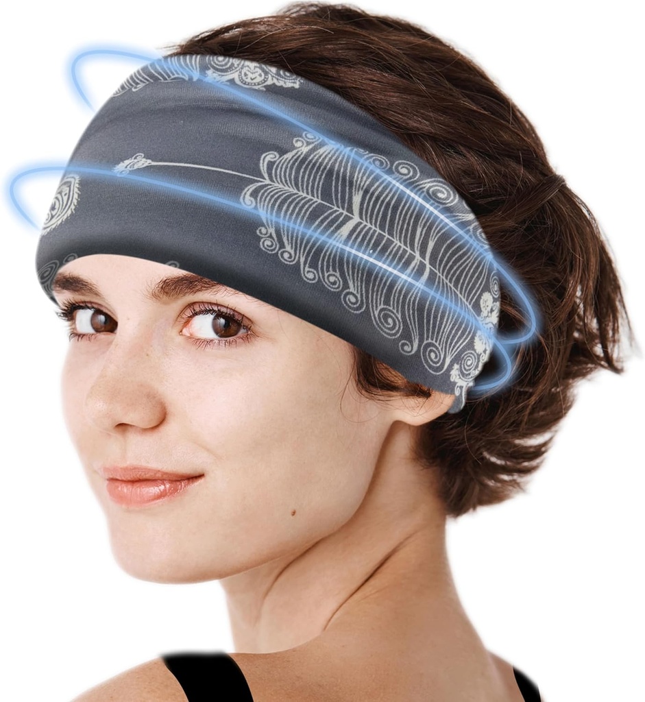 Crimmy Ημικρανία Κεφαλαλγία ανακούφιση Cap, Ψύξη Gel κεφαλόδεσμος Neck Wrap Hat Mask, Καταπραϋντική Ice Pack Κεφαλή πρόσωπο κρύο συμπίεση για άγχος έντασης & Hangover