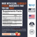 EcoWise Wellness Creatine Monohydrate Gummies 5000 mg, Μασώμενα για άνδρες και γυναίκες, Χωρίς ζάχαρη Gummies - 121 Count, Φρέσκα Φράουλα