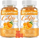 2 τεμ.COQ10 Gummies - CoQ10 500mg + Omega-3 EPA/DHA + Γλυκινικό μαγνήσιο + Κιτρικό ψευδάργυρο, για την υποστήριξη της υγείας της καρδιάς, της παραγωγής ενέργειας, του ανοσοποιητικού συστήματος και της απορρόφησης ορυκτών