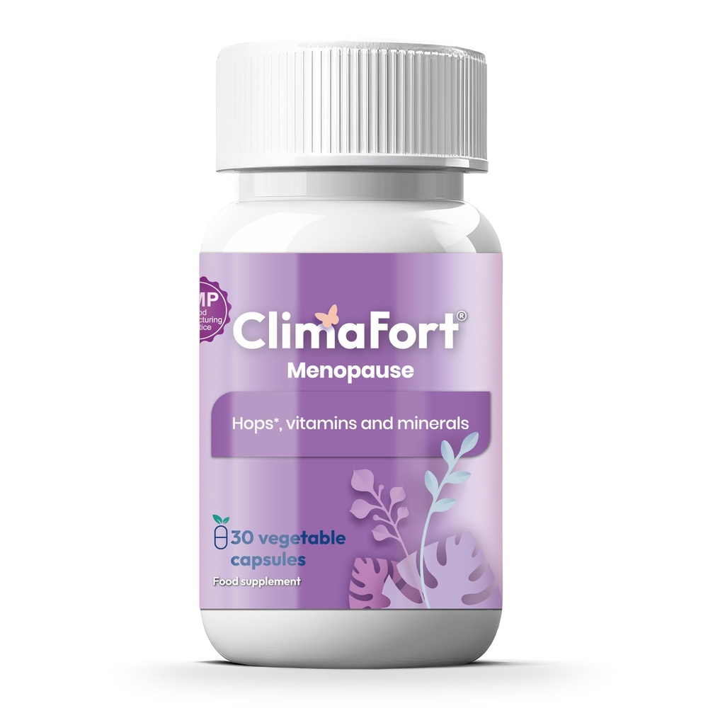 ClimaFort - Κάψουλες εμμηνόπαυσης - Συμπλήρωμα διατροφής