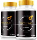 (2 Pack) Prostomo Capsules - Official Formula to Support Prostate Heath, All Natural Supplement to Regain Control & Achieve Overall Wellness, Premium Pros Tomo Pills Review (120 Capsules)