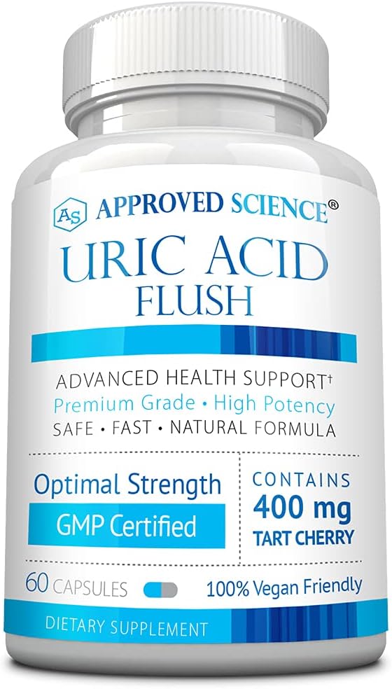 Εγκεκριμένο Science® Uric Acid Flush με Folic Acid και Tart Cherry - 60 κάψουλες - 1 Μήνα Προσφορά