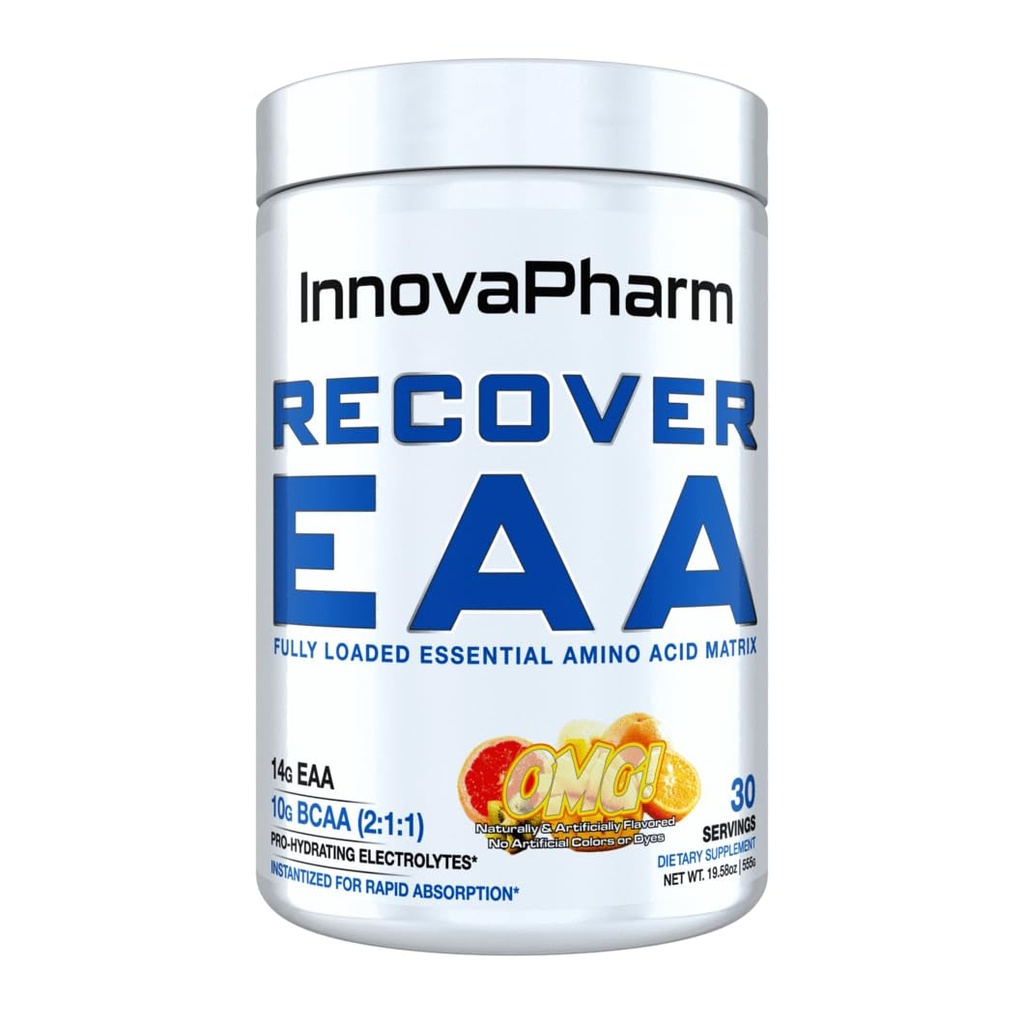 InnovaPharm Recover EAA Powder - Candy Apple Rancher -19.5 Ounces