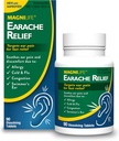 MagniLife Earache Relief, Fast-Active Natural Relief for Swimmers Ear, Pain and Disfort from Allergies, Cold and Flu - 90 Quick Dissolve Tablets