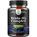 Nootropic Memory Supplement for Brain Support - Memory Pills for Brain Boost and Natural Energy Booster - Vitamin B12 Bacopa Monnieri Rhodiola Rosea DMAE Ginkgo Biloba Phosphatidylserine - 60 Count