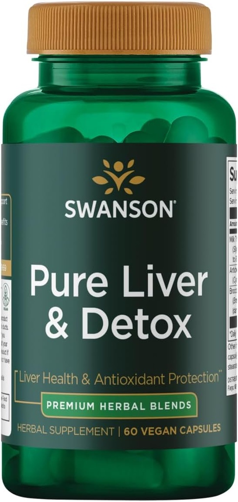 Swanson Ultra Pure Liver & Detox - 60 Vegan Κάψουλες