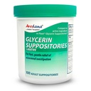 USP 2g Glycerin Laxatives Suppository – 100 Ενηλίκων Μέγεθος Laxative Suppositories for Men and Women – Γρήγορες και Απαλές Υποθεσίες Ανακούφισης για Δυσκοιλιότητα – Άνετο Σχήμα Ενηλίκων Υπόθετο