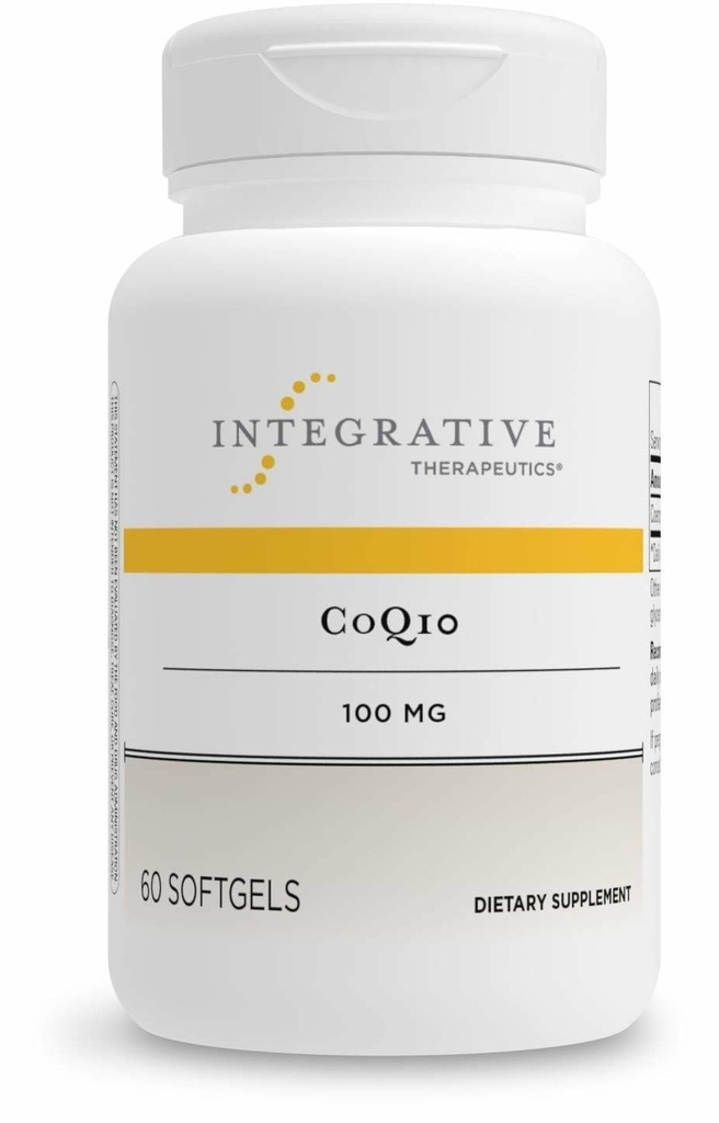 Ολοκληρωτικά Θεραπευτικά CoQ10 (100mg) - Cellular Energy, Heart & Brain Health Supplement for Adults* - 60 Softgels (60 Services)