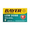 Bayer Aspirin Regimen Ενδομυελικά Δισκία χαμηλής δόσης, 81 mg, 200 Count