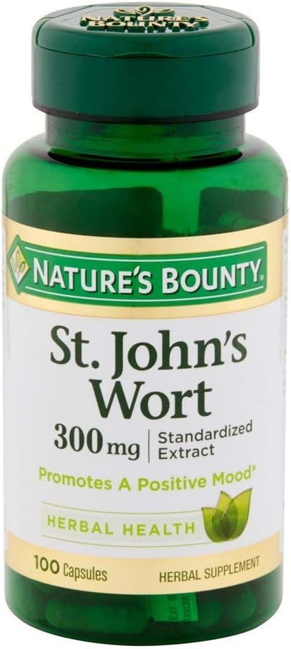 Nature's Bounty St. John's Wort 300 mg Κάψουλες 100 ea (πακέτο των 7)