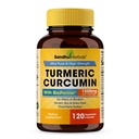 Sandhu Herbals Organic Turmeric Curcumin 120 Κάψουλες με Bioperine Black Pepper Extract Συμπλήρωμα 