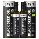 RAWYA Black Seed Oil - Βιολογικό κρύο Pressed Nigella Sativa - Τουρκική Προέλευση - USDA Organic - Φυσικό συμπλήρωμα - Μαύρο Cumin Seed Oil - Πλούσιο άρωμα & υψηλή συγκέντρωση - 250ml γυάλινο μπουκάλι - 2 Pack