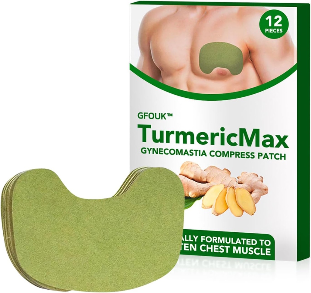 Gynemoastia Compress Patch - Ginger Κρέμα για τους άνδρες, Σύσφιξη και Γλυπτική Χώνους με φυσικά συστατικά (1Pack)