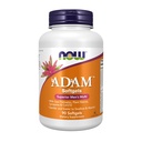 NOW Συμπληρώματα, ADAMTM Ανδρική Πολυβιταμίνη με Saw Palmetto, Φυτικές στερόλες, Λυκοπένιο & CoQ10, 90 Softgels
