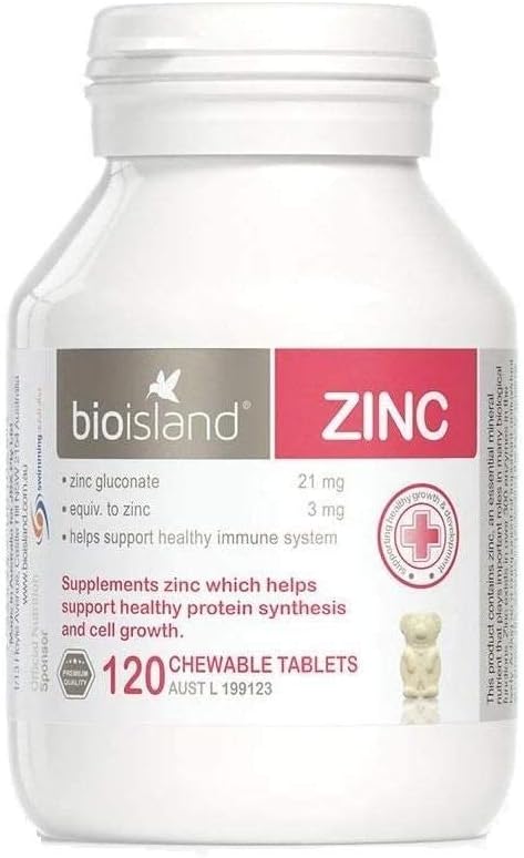 Bio Island Ψευδάργυρος 120 Μασώμενα δισκία