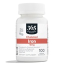 365 από ολόκληρη την αγορά τροφίμων, Chelated Iron 18mg, Vegan, 100 κάψουλες