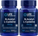 Επέκταση ζωής N- Acetyl- L- Cysteine (NAC) 600mg, 150 κάψουλες (πακέτο του 2)