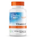 Doctor's Best Vitamin C με Q-C - Βιταμίνη C 1000mg Μη ΓΤΟ, Vegan, Χωρίς γλουτένη, Χωρίς σόγια, που προέρχονται από τη Σκωτία Veggie Caps, 120 Count