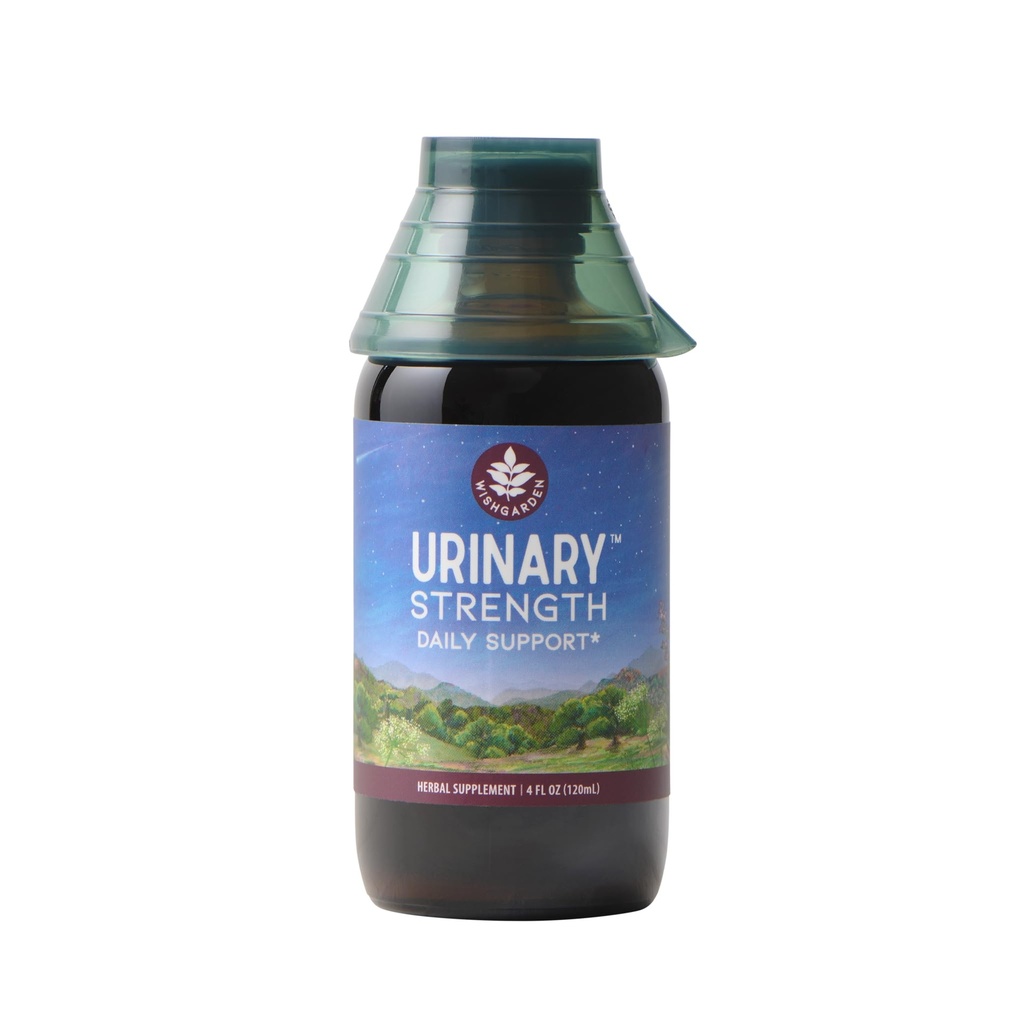 WishGarden Herbs Urinary Strength - Φυτικό βοτανικό συμπλήρωμα με Cranberry, Uva Ursi & Usnea Υποστηρίζει την Ουρολογική Φυλλαδική Υγεία και Δυσφορία, προάγει τη Λεμφική Λειτουργία, Μικροβιακή Ισορροπία, 4 ουγγιές