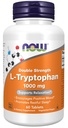 NOW Συμπληρώματα τροφίμων, L- Tryptophan 1, 000 mg, Διπλή Δύναμη, Ενθαρρύνει Θετική διάθεση *, Υποστηρίζει Χαλάρωση *, 60 δισκία