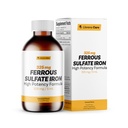 Σιδήρου Sulfate 325mg Υγρού Σιδήρου 65mg Στοιχειώδους Σιδήρου από Llorens Care - 6 oz - Caramel Flavor (6 oz, Caramel)