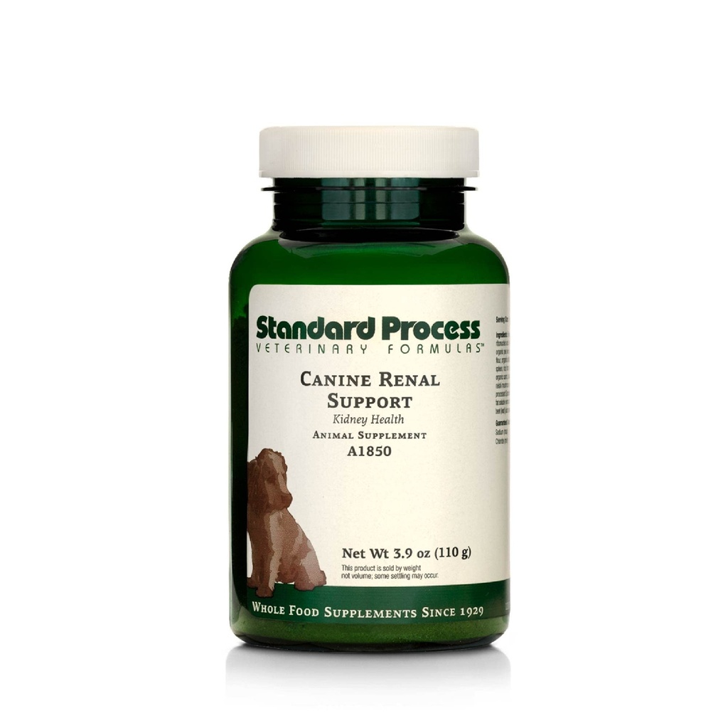 Standard Process Canine Renal Support - Dog Supplement for Kidney, Liver & Heart Health - Animal Supplement for Your Dog's Health - 3.9 oz (70 Servings)