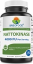 Brieofood Nattokinase 4000 FU (Φιβρινολυτική Μονάδα) ανά Υπηρεσία - 180 Κάψουλες - Κυκλοφορική Υποστήριξη Υγείας