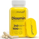 Diosmin 1000mg Advanced Formula - 240 κάψουλες για την υποστήριξη της κυκλοφορίας υγείας, 4-Month Supply, Non-GMO, Made in USA - Daily Wellness Συμπληρωματικό