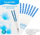 15 Pack Εμμηνόπαυση Test Strips στο σπίτι, FSH Test Περιεμμηνόπαυση Test Ορμόνη Ισορροπία για Γυναίκες Πάνω από 30 Ορμονική Δοκιμή