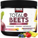 FORCE FACTOR Total Beets Beet Root Powder with Energy, NO3-T® Nitrates to Support Circulation, Blood Pressure, Blood Flow, and Stamina - Plus Green Tea Extract. Ένα Superfood Συμπλήρωμα, 30 Υπηρεσίες