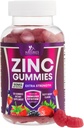Zinc Gummies 50mg - Δέρμα Οστών & Ανοσοποιητική Υποστήριξη Υγεία Gummy & Premium Αντιοξειδωτικό Μασώμενο για Ενήλικες - Βοδινό υψηλής απορρόφησης, Χωρίς γλουτένη Συμπληρώματα ψευδαργύρου Βιταμίνη - Νόστιμο άρωμα μούρου - 120 Gummies