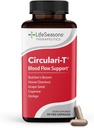 LifeSeasons Circulari-T - Blood Circulation Supplement - Υποστηρίζει Artery, Capillary & Vein Health - Broom, Ginkgo, Cayenne, Grape Seed & Horse Chestnut - 90 Κάψουλες