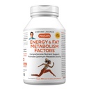 ANDREW LESSMAN Energy and Fat Metabolism Factors 360 Capsules - Promotes Optimum Fat Burning and Energy Metabolism, with Carnitine, Green Tea, Guarana, Ginseng, B-Complex. Easy to Swallow Capsules