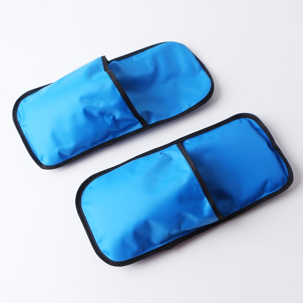 Cold Therapy Slippers, Πακέτο πάγου ποδιών Wrap, Neuropathy Slippers Rapid Relief Ice Slippers για κουρασμένα και οίδημα πόδια, ζεστά πόδια, Plantar Fasciitis Relief (μπλε, μεγάλο)