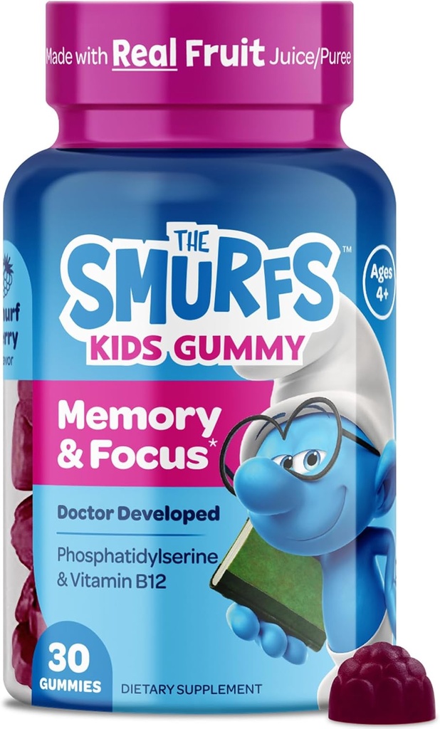 Στρουμφάκια Focus Gummies για τα παιδιά 