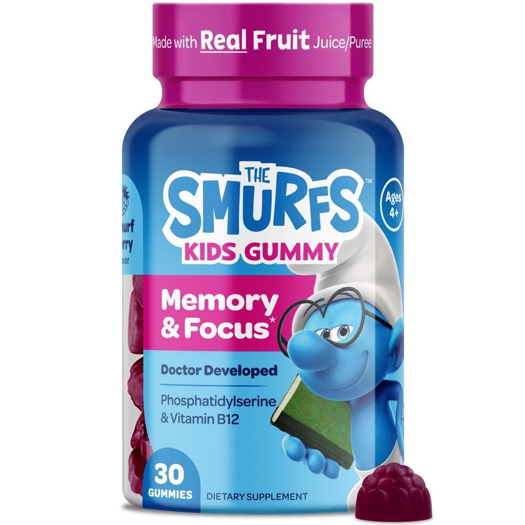 Στρουμφάκια Focus Gummies για τα παιδιά 