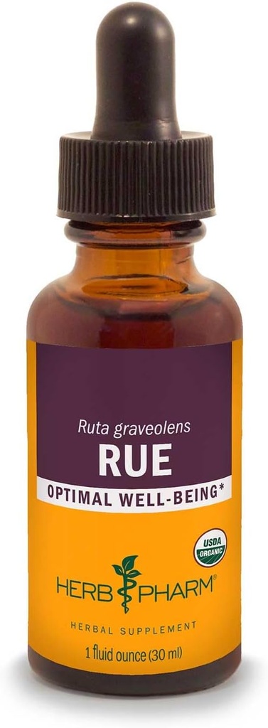 Herb Pharm Certified Organic Rue Liquid Extract - 1 ουγγιά