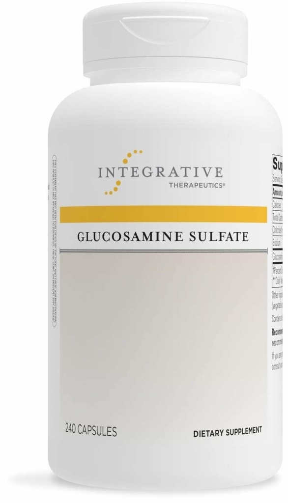 Integrative Therapeutics Glucosamine Sulfate - Cartilage Support Supplement* - Building Block of Cartilage - Gluten-Free & Dairy-Free - 240 Capsules (80 Servings)