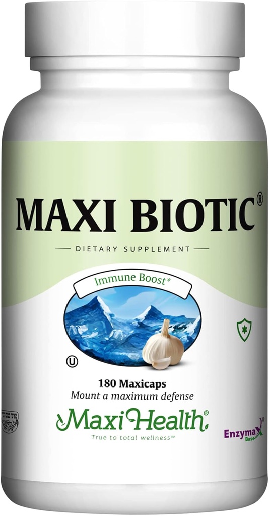 Maxi Health - Maxi Biotic Aged Garlic Extract Κάψουλες (180 Count) 
