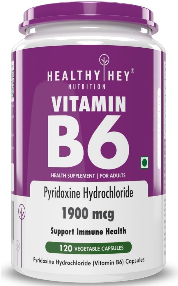 Βιταμίνη Β6 Πυριδοξίνη -120 Veg. Καψάκια