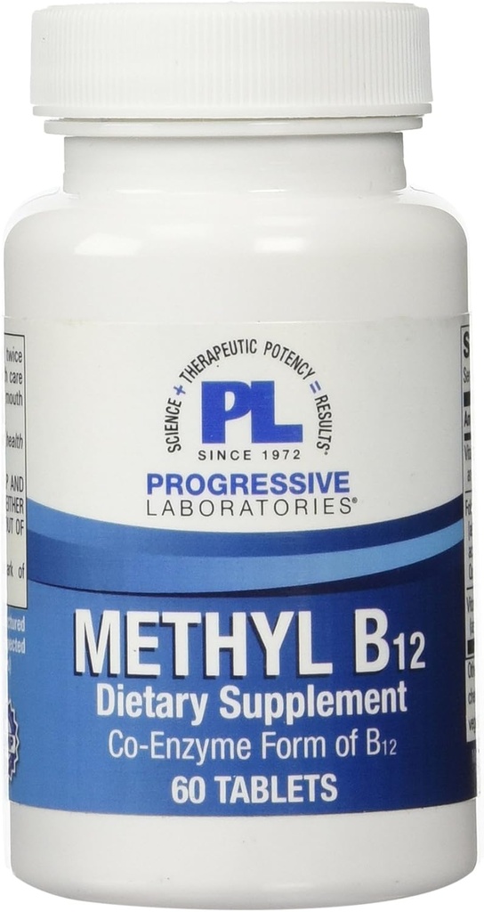 Progressive Labs Methyl B12 συμπλήρωμα, 60 κόμης