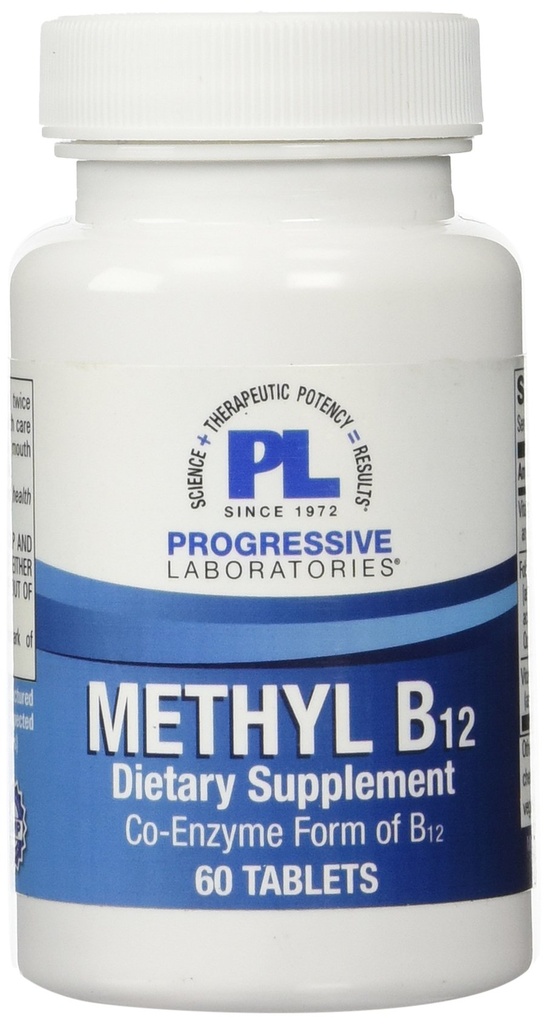 Progressive Labs Methyl B12 συμπλήρωμα, 60 κόμης