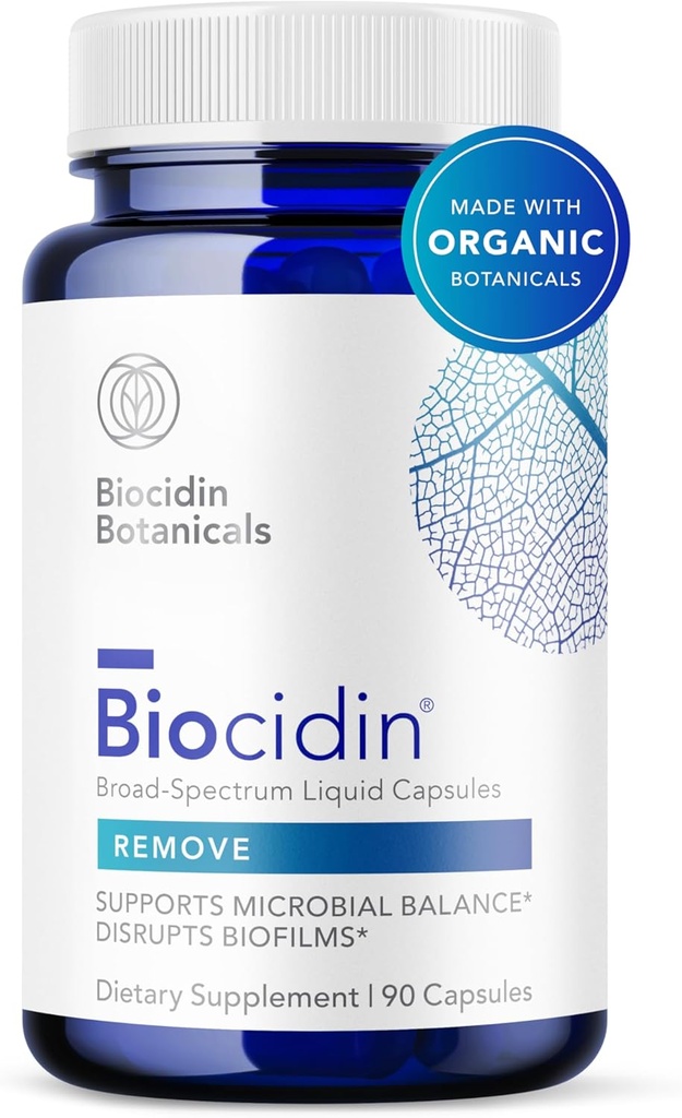 Κάψουλες Biocidin - Biofilm Disruptor - Υποστηρίζει Gut Detox Cleanse, Υγιεινή Μικροβιακή Ισορροπία, Ανοσολογική Λειτουργία & Υγεία των Ούλων - Επαγγελματικό-Grade βοτανικό συμπλήρωμα με 18 Βοτανικές (90 Κάψουλες)