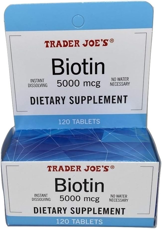 Βιοτίνη του εμπόρου Joe 5000 mcg συμπλήρωμα διατροφής