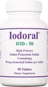 Optimox Iodoral 50 mg Συμπλήρωμα - δισκία ιωδιούχου καλίου, συμπληρώματα ιωδίου υψηλής ισχύος, Θυρεοειδούς Υποστήριξης, Βιταμινών & Ορυκτών - 90 Count