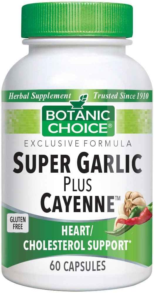 Botanic Choice Super Garlic Plus Cayenne, 60 Capsules